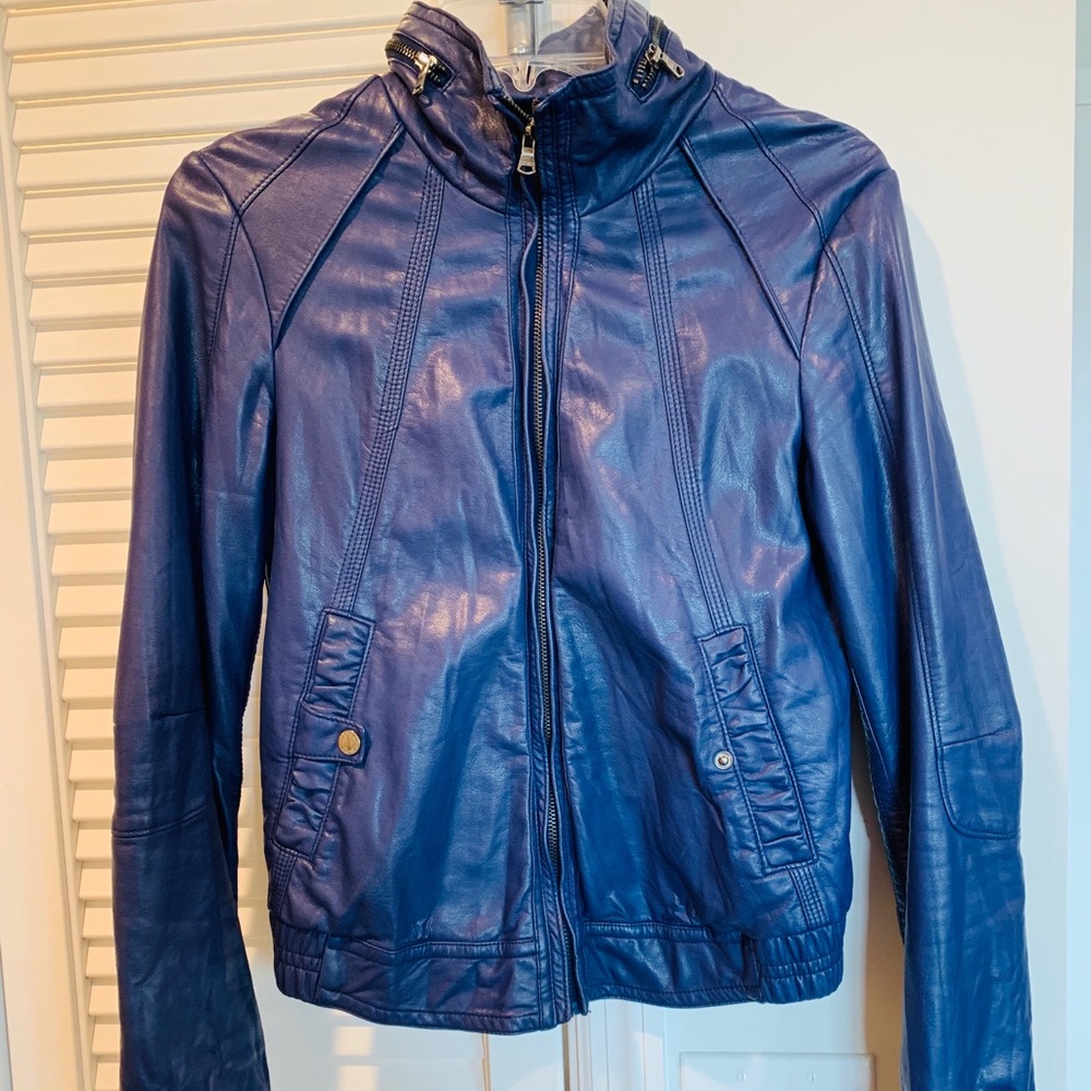 BERSHKA ESPANA dark blue jacket! Worn 1-2 times.